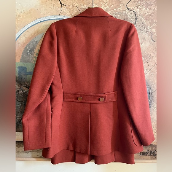 Vintage Raphael Mack Salon Pure Virgin Wool Suit Skirt/Blazer Set - Picture 2 of 16